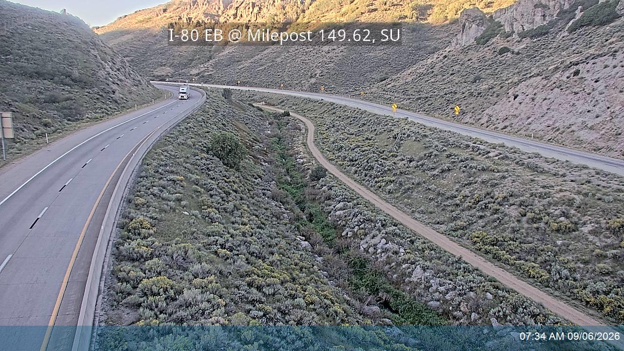 I-80 EB @ Milepost 149.62, SU live camera view