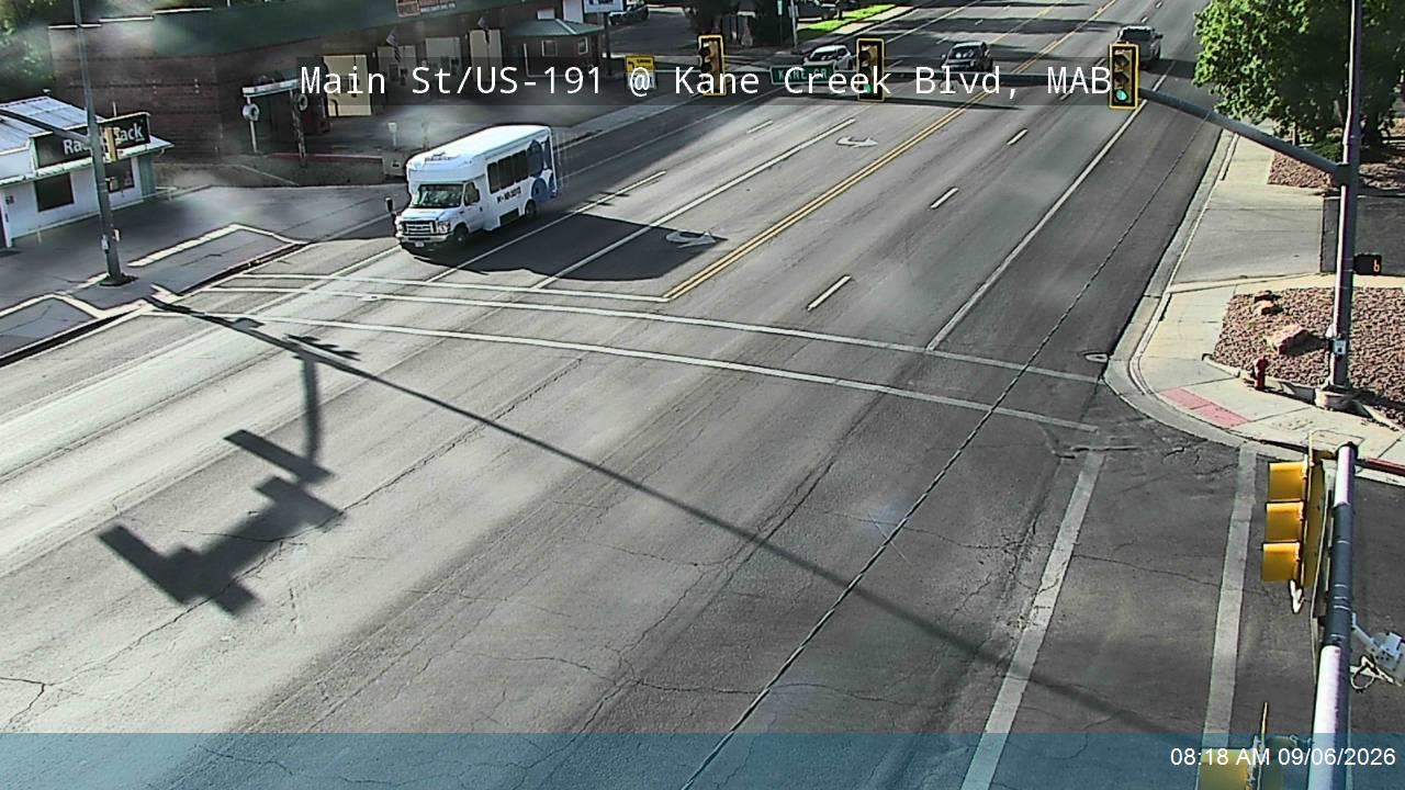 Main St / US-191 @ Kane Creek Blvd, MAB live camera view