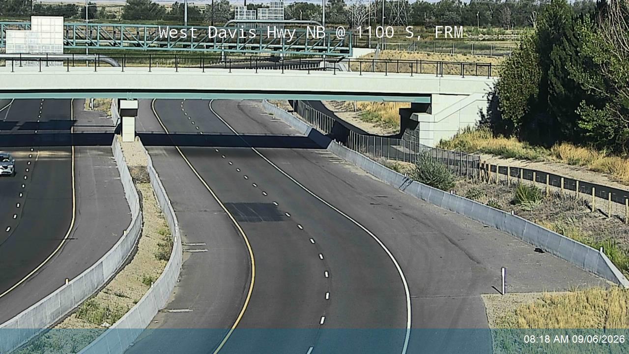 West Davis Hwy / SR-177 NB @ 1100 S / MP 0.05, FRM live camera view