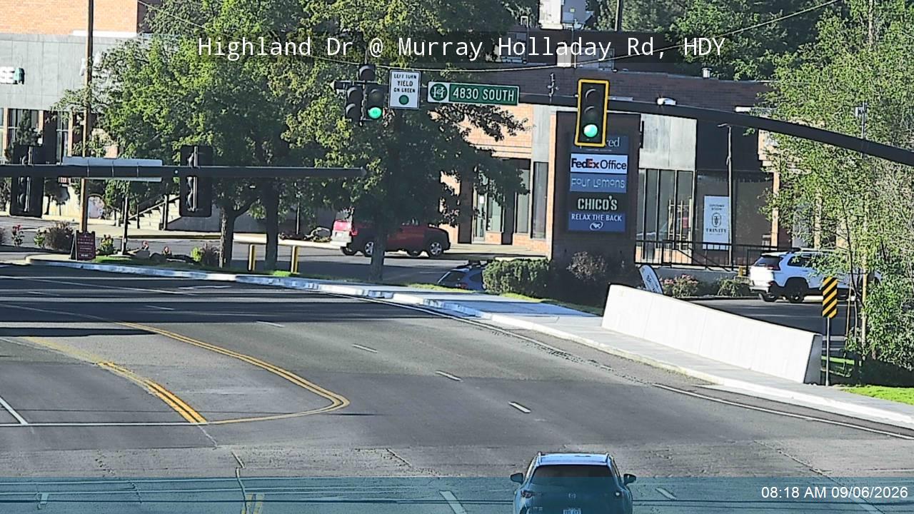 Highland Dr / 1830 E @ Murray Holladay Rd / 4780 S, HDY live camera view