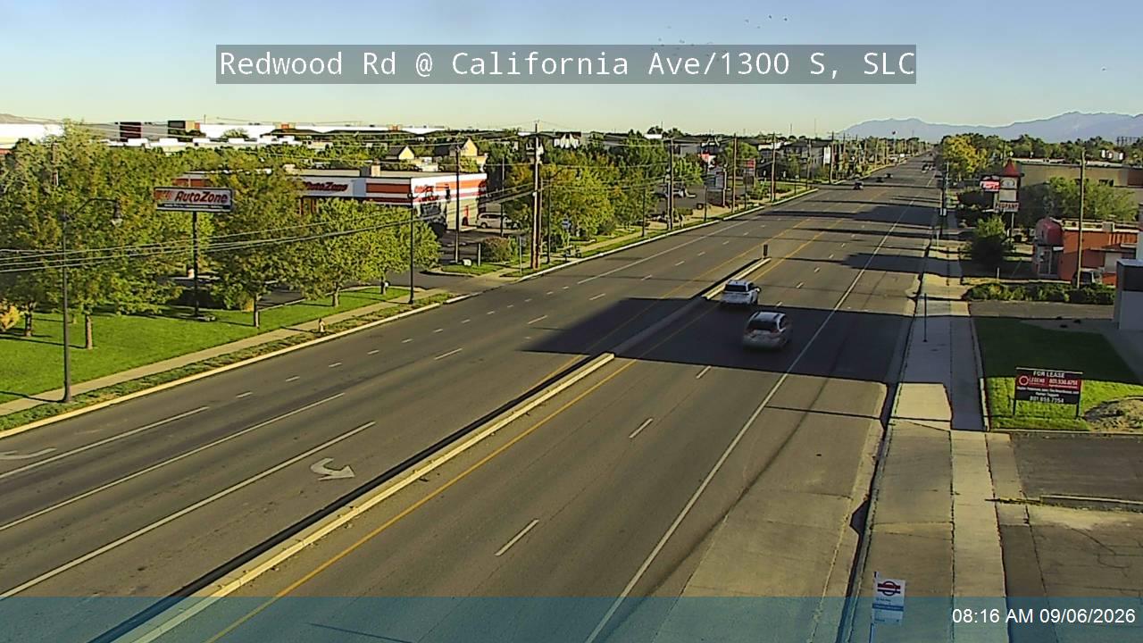 Redwood Rd / SR-68 @ California Ave, SLC live camera view
