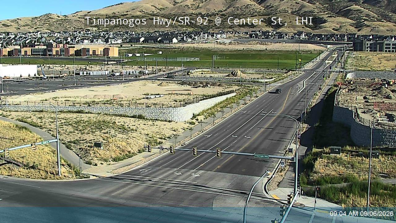 Timpanogos Hwy / 3500 N / SR-92 @ Center St, LHI live camera view