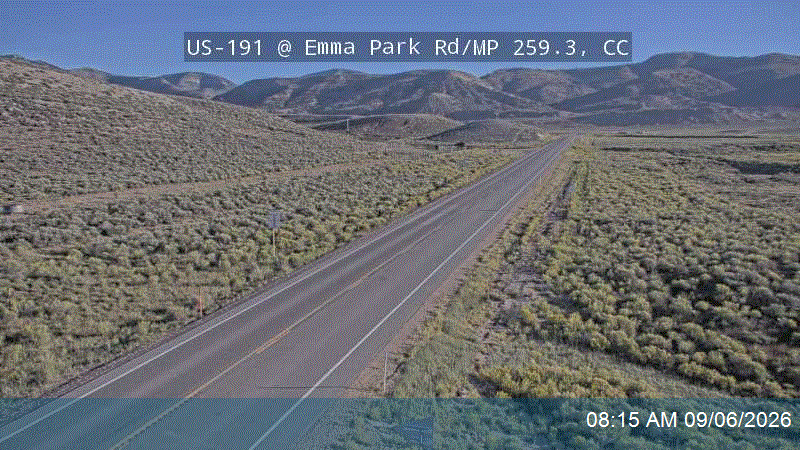US-191 @ Milepost 259.75, CC live camera view