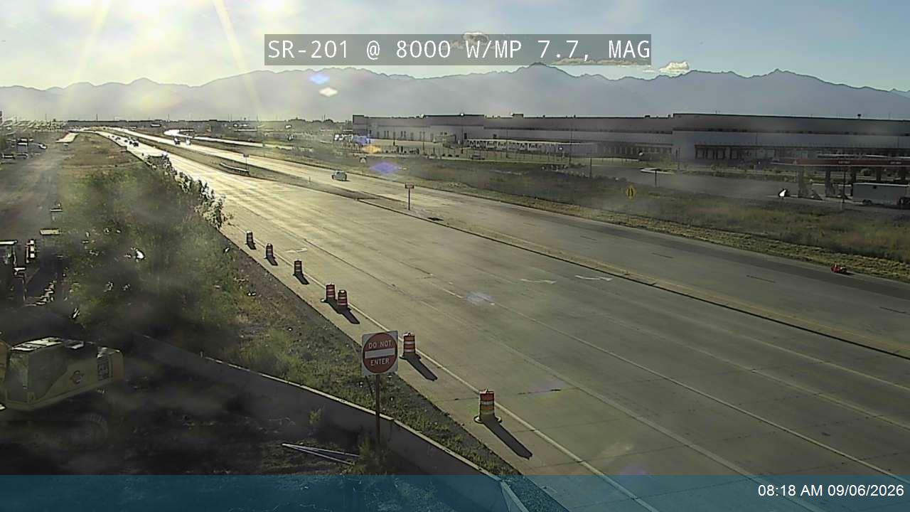 SR-201 @ 8000 W / MP 7.7, MAG live camera view