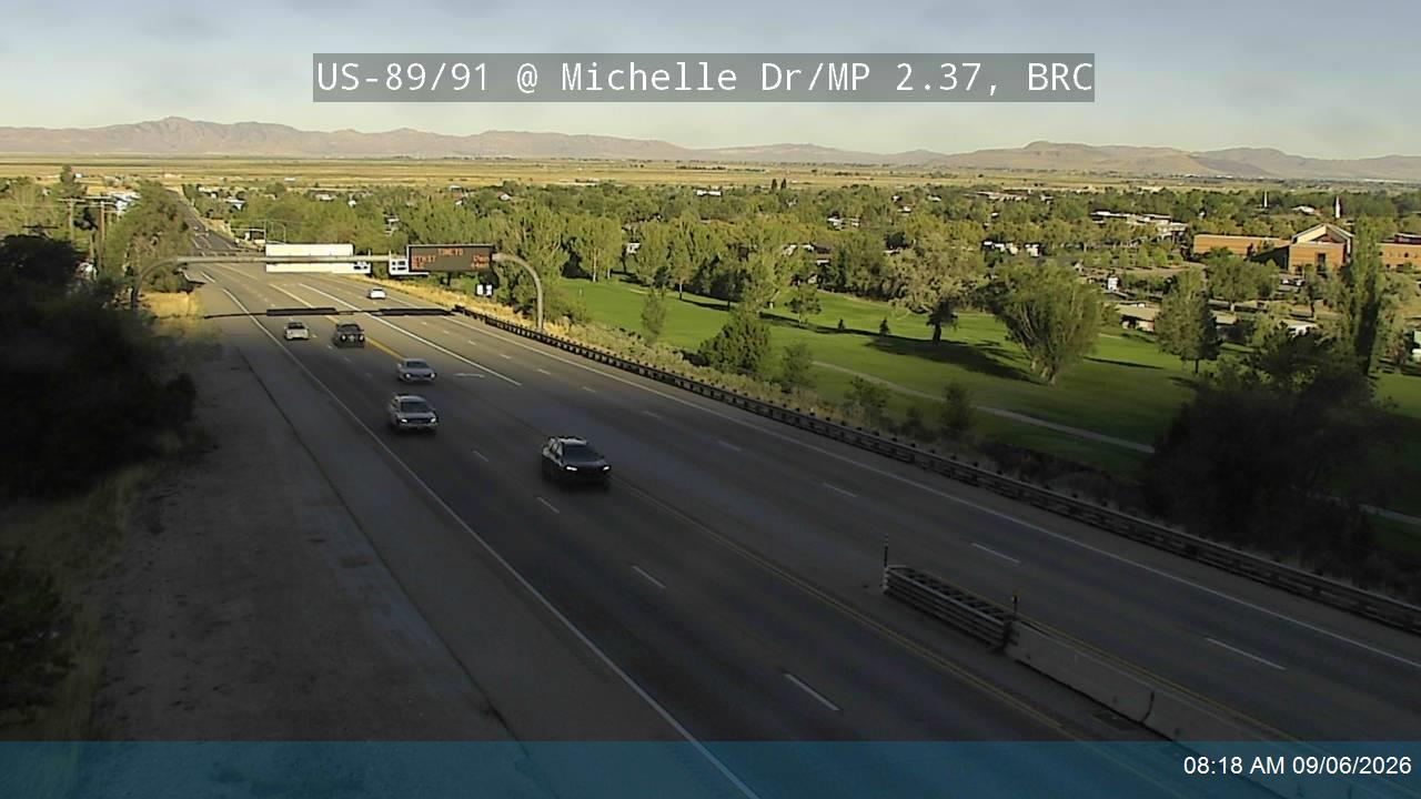 US-89/91 / 1100 S @ Michelle Dr / MP 2.26, BRC live camera view
