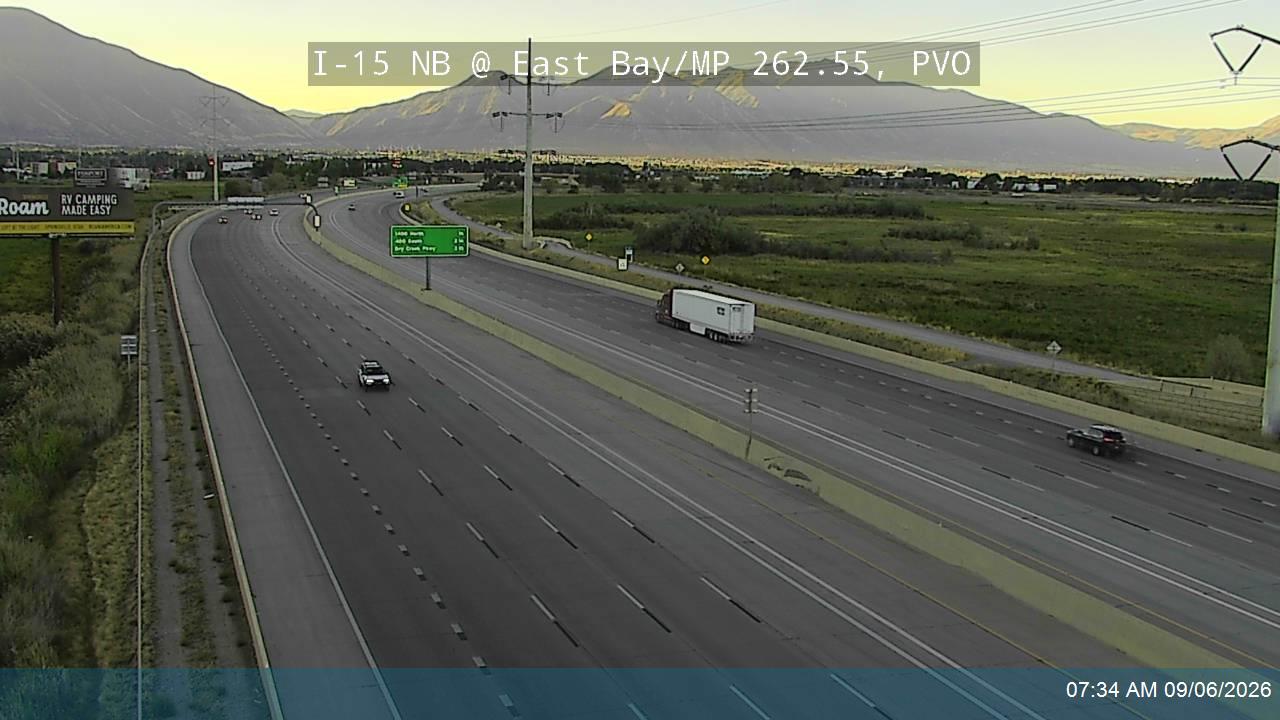 I-15 NB @ East Bay / MP 262.55, PVO live camera view