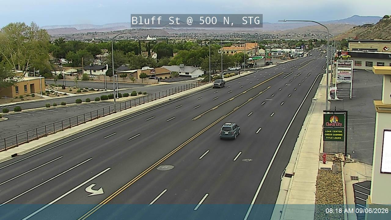Bluff St / SR-18 @ 500 N, STG live camera view