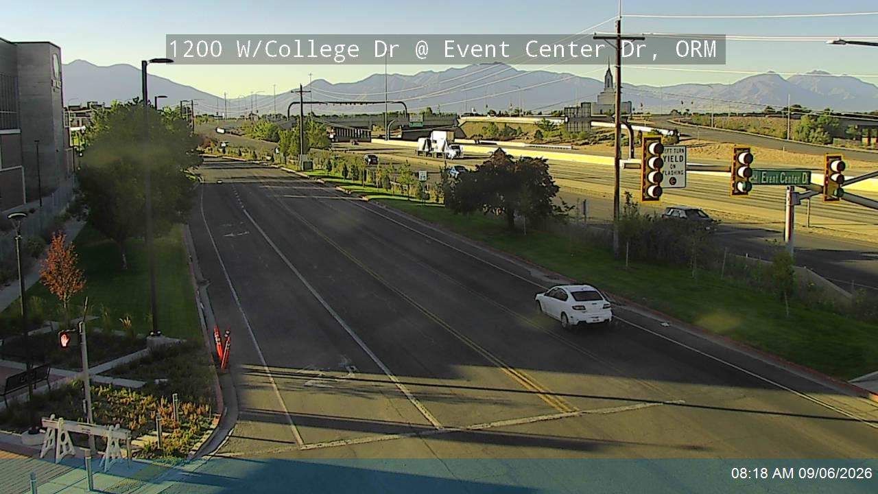 1200 W / College Dr @ UVU Event Center Dr / 1000 S, ORM live camera view