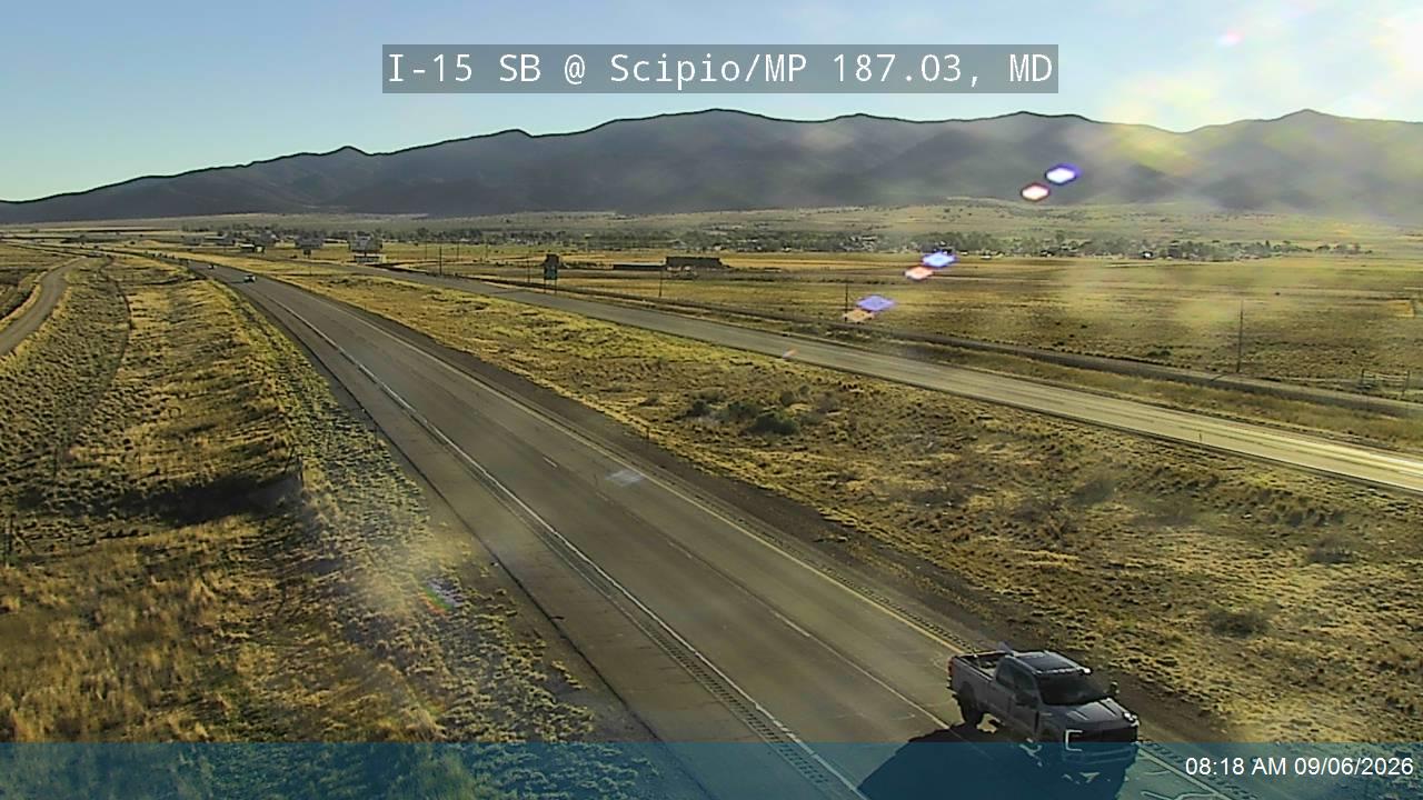 I-15 SB @ Scipio / MP 187.03, MD live camera view