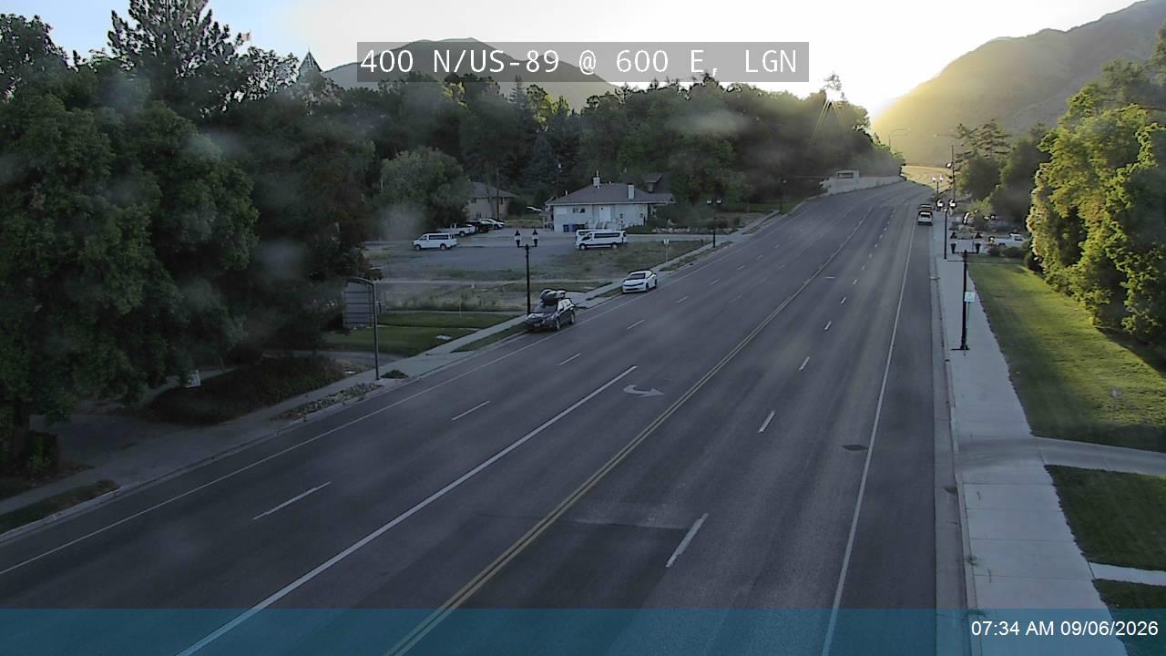 400 N / US-89 @ 600 E, LGN live camera view