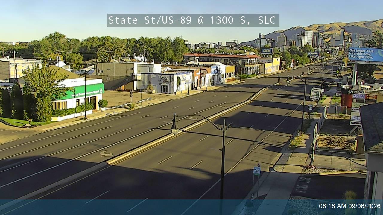 State St / US-89 @ 1300 S, SLC live camera view