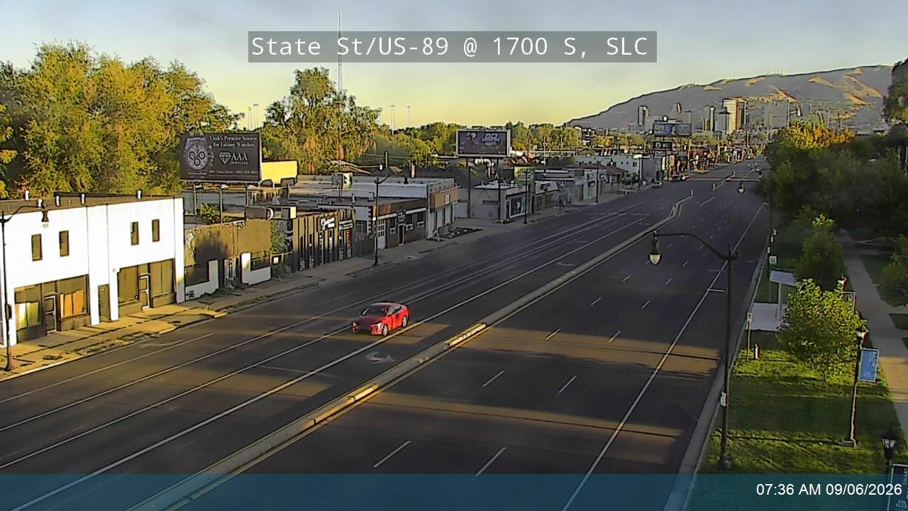 State St / US-89 @ 1700 S, SLC live camera view