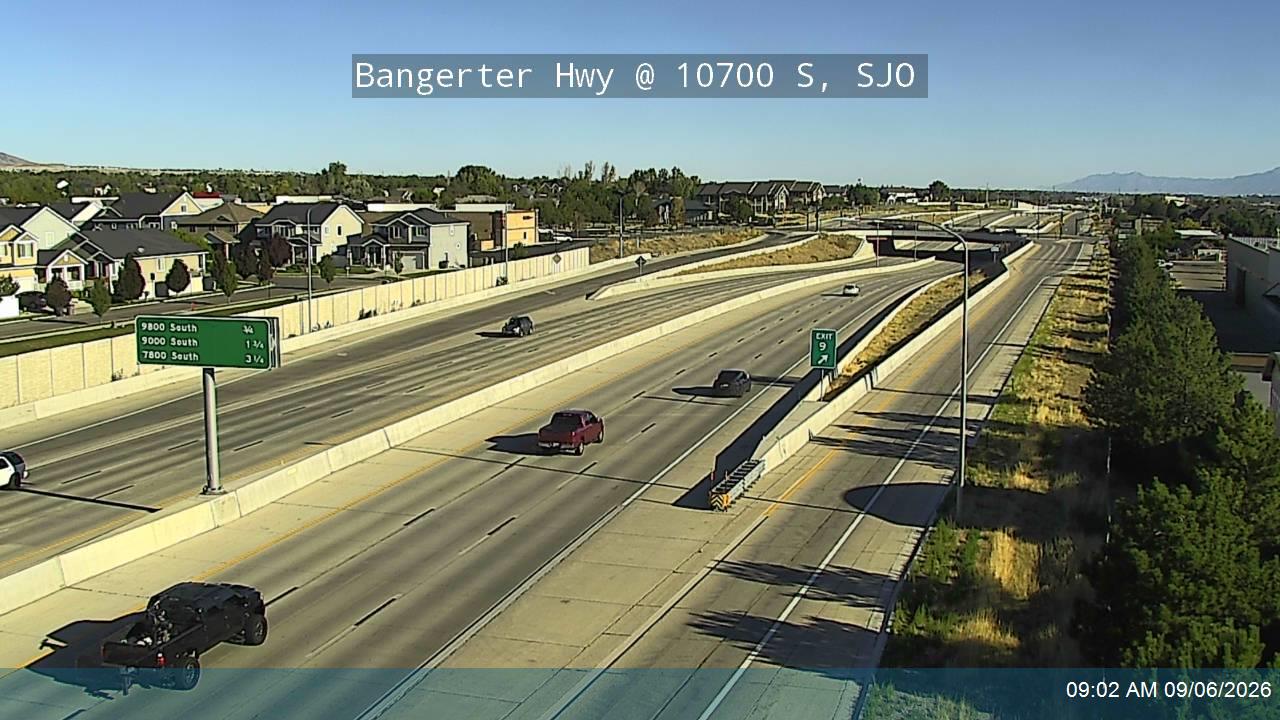 Bangerter Hwy / SR-154 @ 10700 S, SJO live camera view