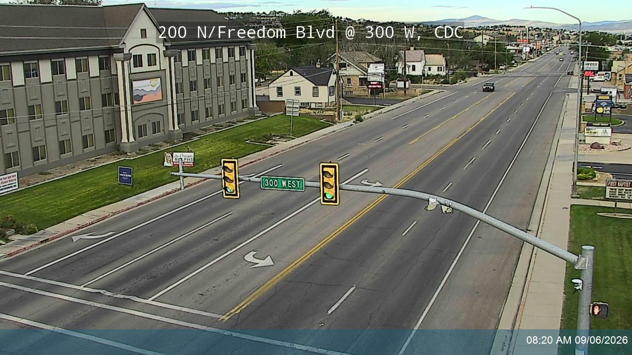 200 N / Freedom Blvd / SR-56 @ 300 W, CDC live camera view