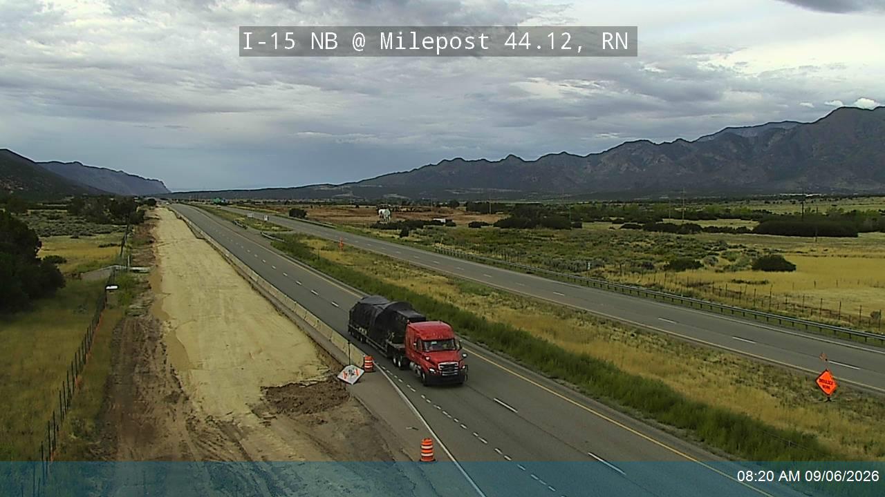I-15 NB @ Milepost 44.12, RN live camera view