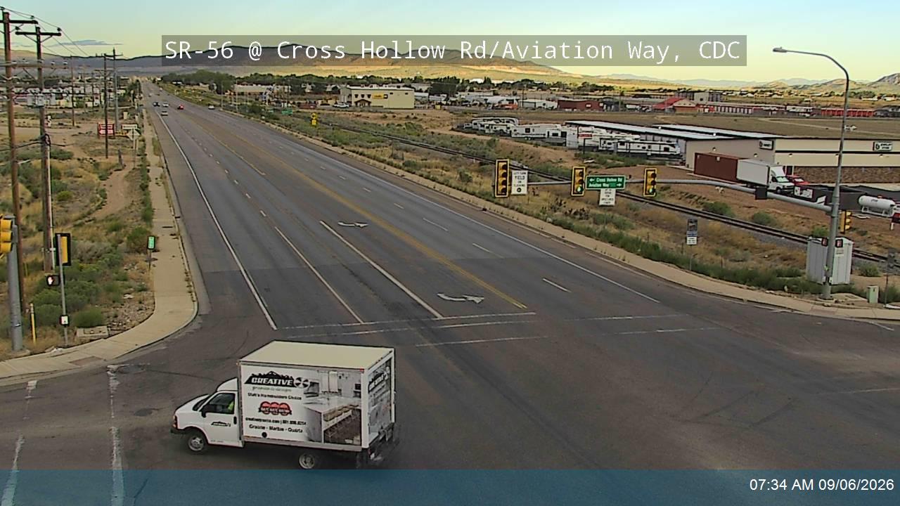 400 N / SR-56 @ Cross Hollow Rd / Aviation Way, CDC live camera view