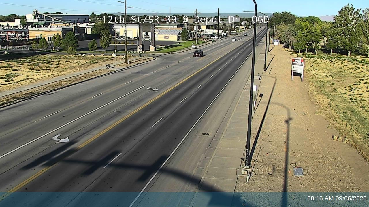 12th St / SR-39 @ Depot Dr / 700 W, OGD live camera view