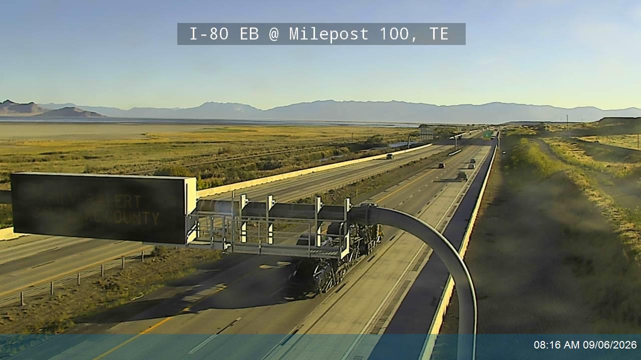 I-80 EB @ Milepost 100, TE live camera view