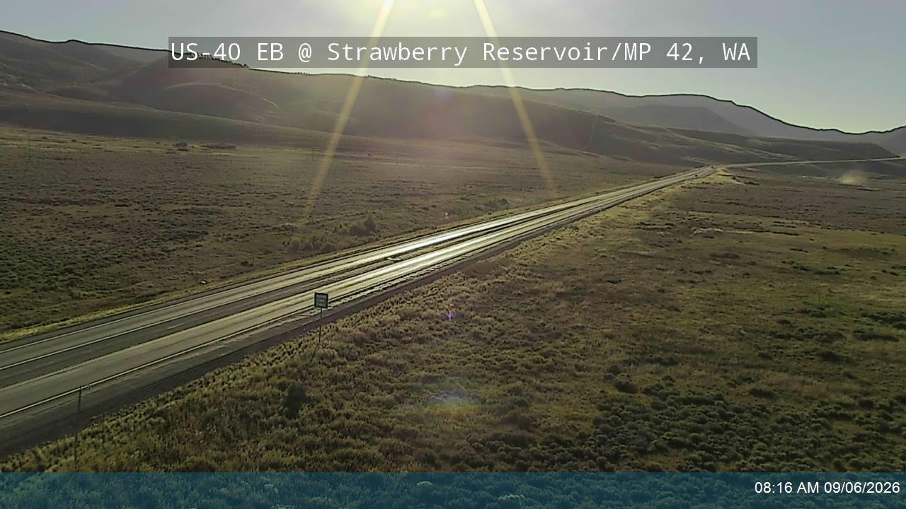US-40 @ Strawberry Reservoir / MP 42, WA live camera view