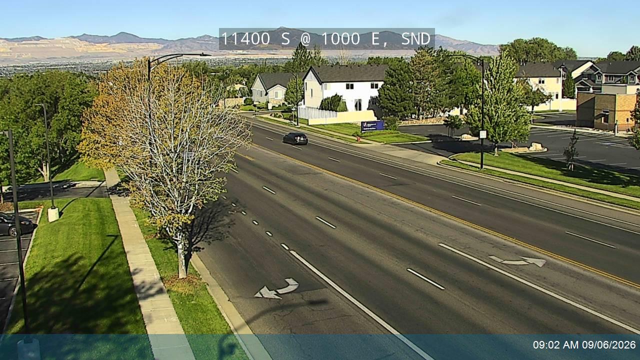 11400 S @ 1000 E, SND live camera view