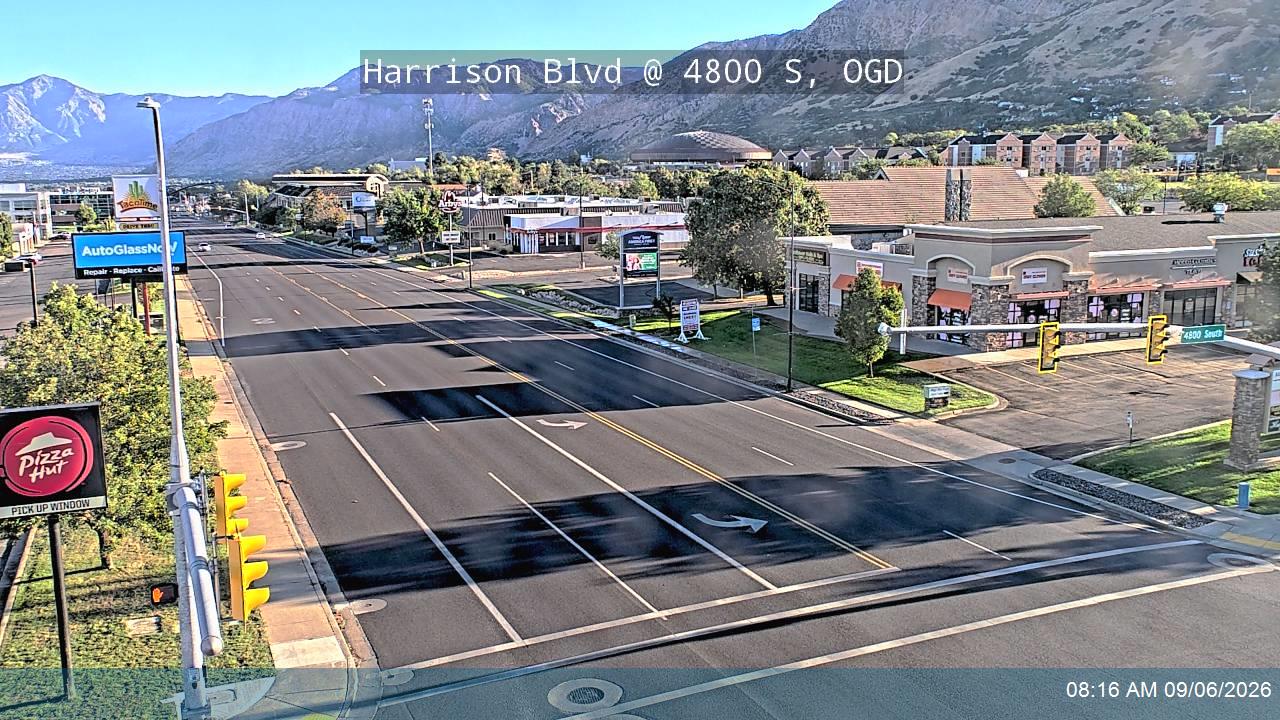 Harrison Blvd / 1200 E / SR-203 @ 4800 S / Edgewood Dr, OGD live camera view