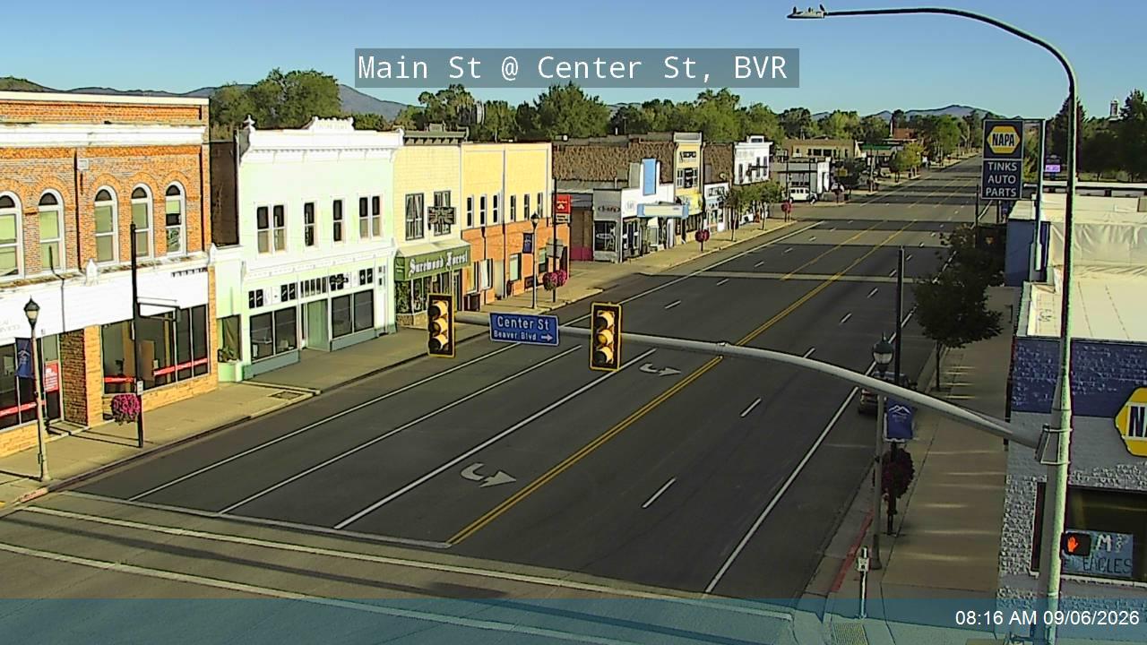 Main St / SR-160 @ Center St / SR-21, BVR live camera view