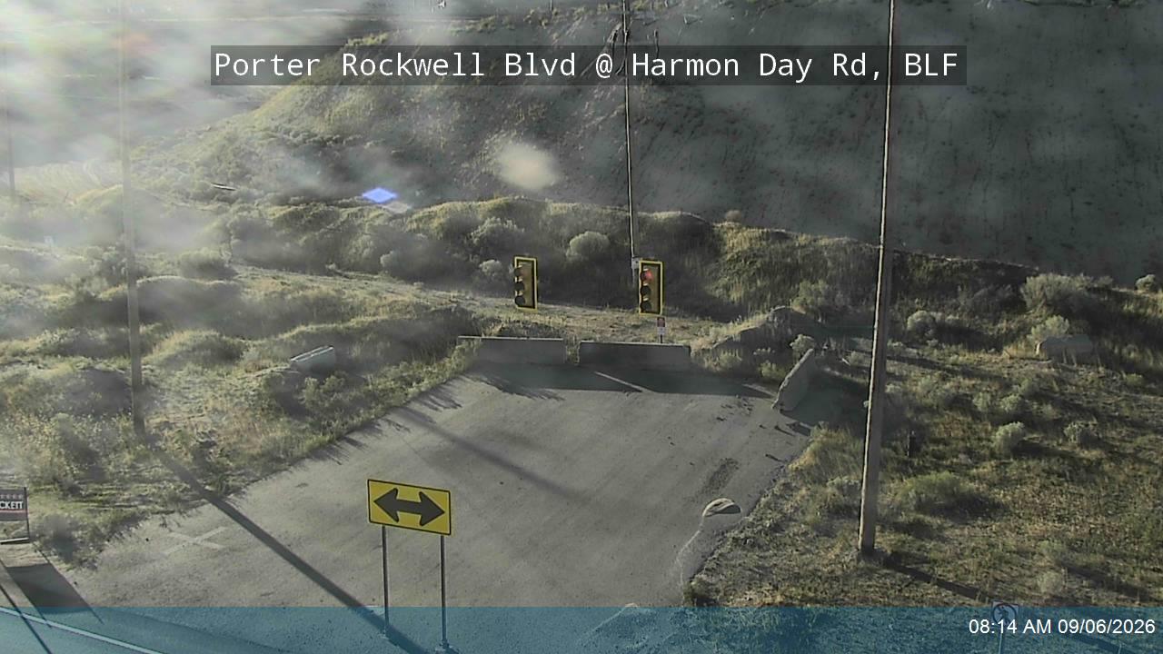 Porter Rockwell Blvd @ Harmon Day Rd, BLF live camera view