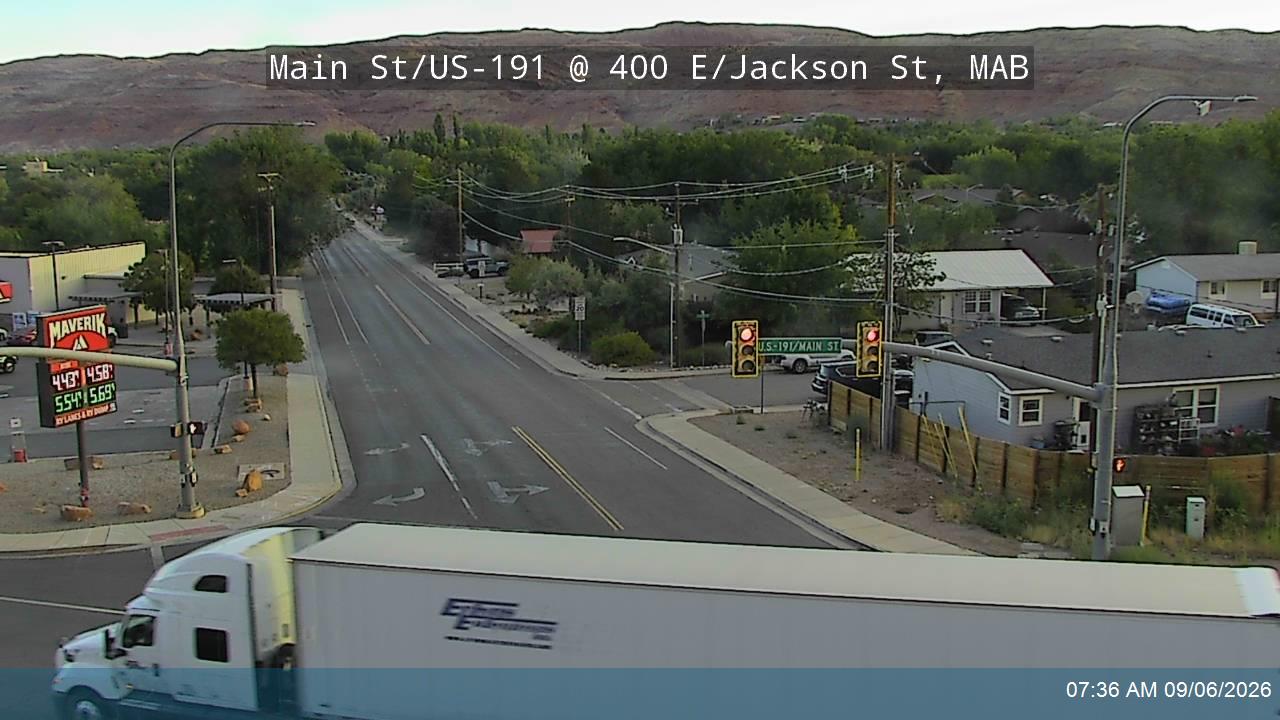 Main St / US-191 @ 400 E / Jackson St, MAB live camera view