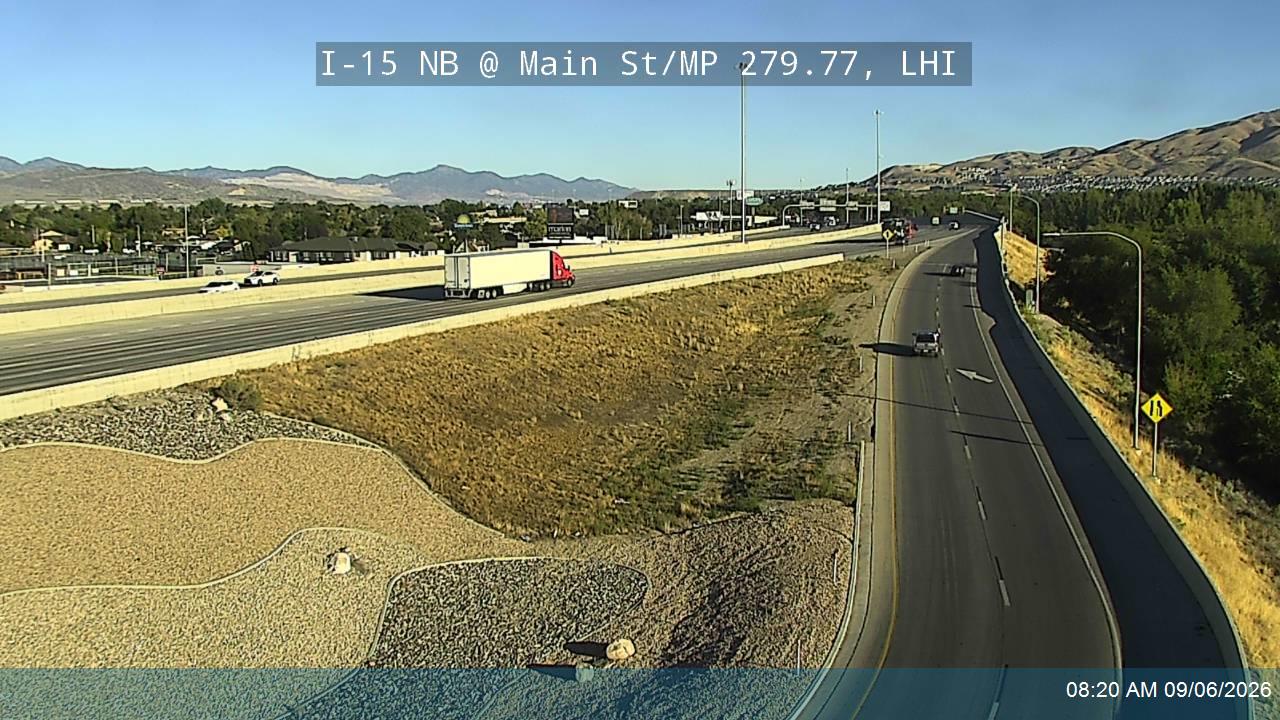 I-15 NB @ Main St / SR-73 / MP 279.77, LHI live camera view