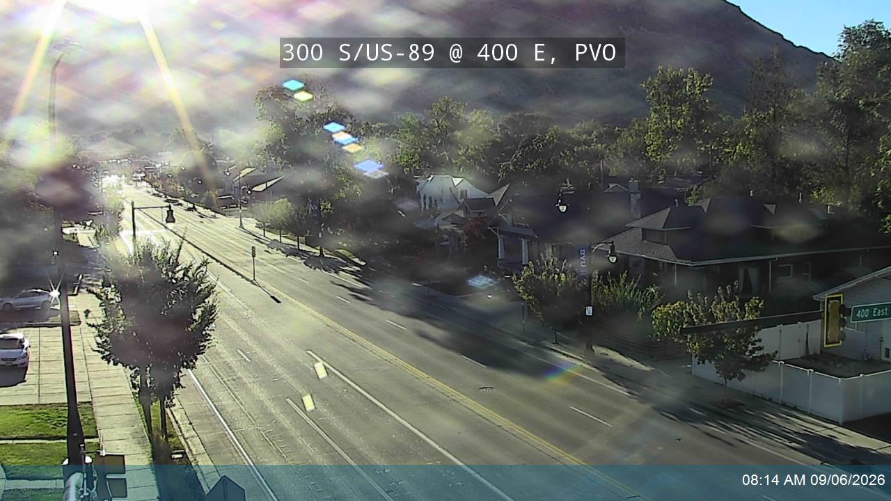300 S / US-89 @ 400 E, PVO live camera view