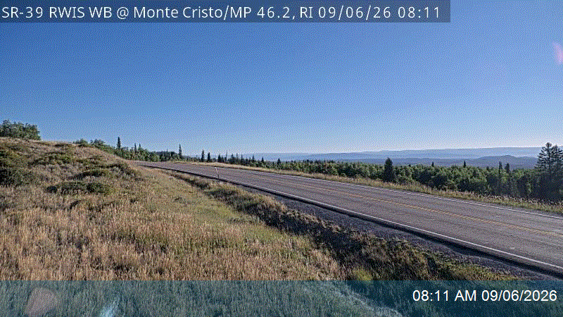 SR-39 RWIS WB @ Monte Cristo / MP 46.2, RI live camera view