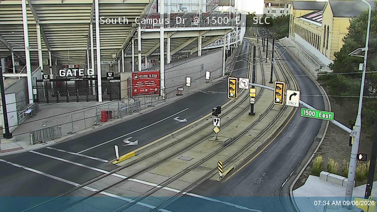 South Campus Dr / SR-282 @ 1500 E, SLC live camera view
