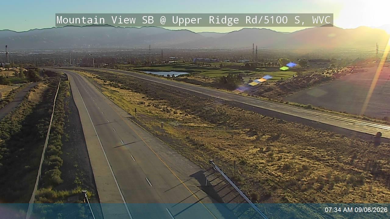 Mountain View / SR-85 SB @ Upper Ridge Rd / 5100 S, WVC live camera view