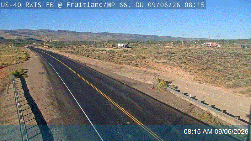 US-40 RWIS EB @ Fruitland / MP 66, DU live camera view