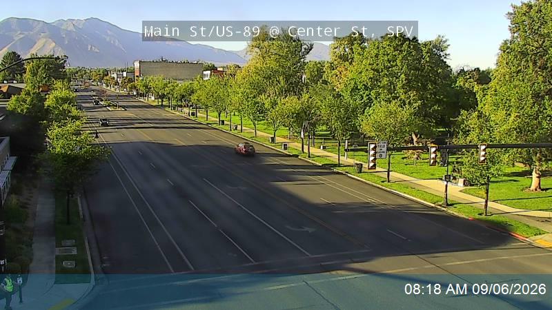 Main St / US-89 @ Center St, SPV live camera view