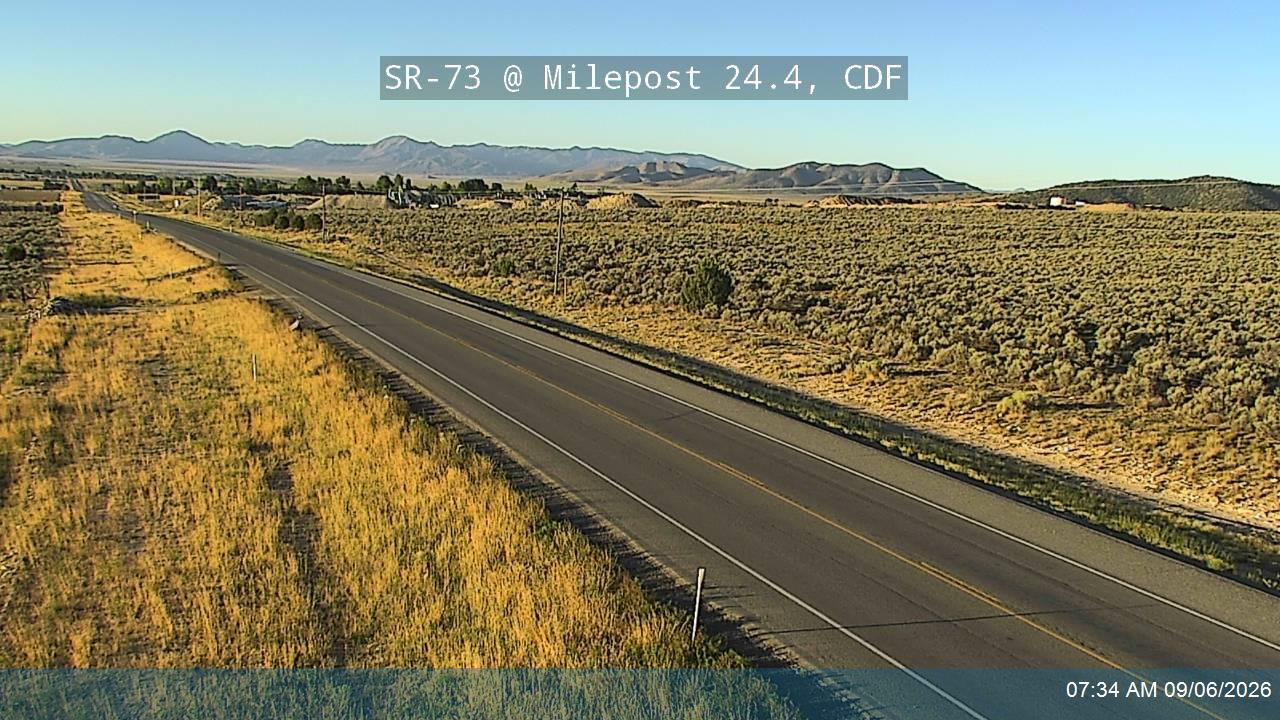SR-73 @ Milepost 24.4, CDF live camera view