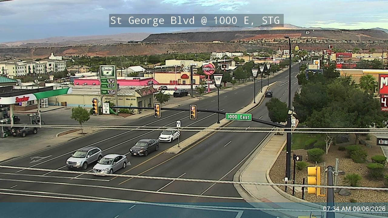 St George Blvd / SR-34 @ 1000 E, STG live camera view