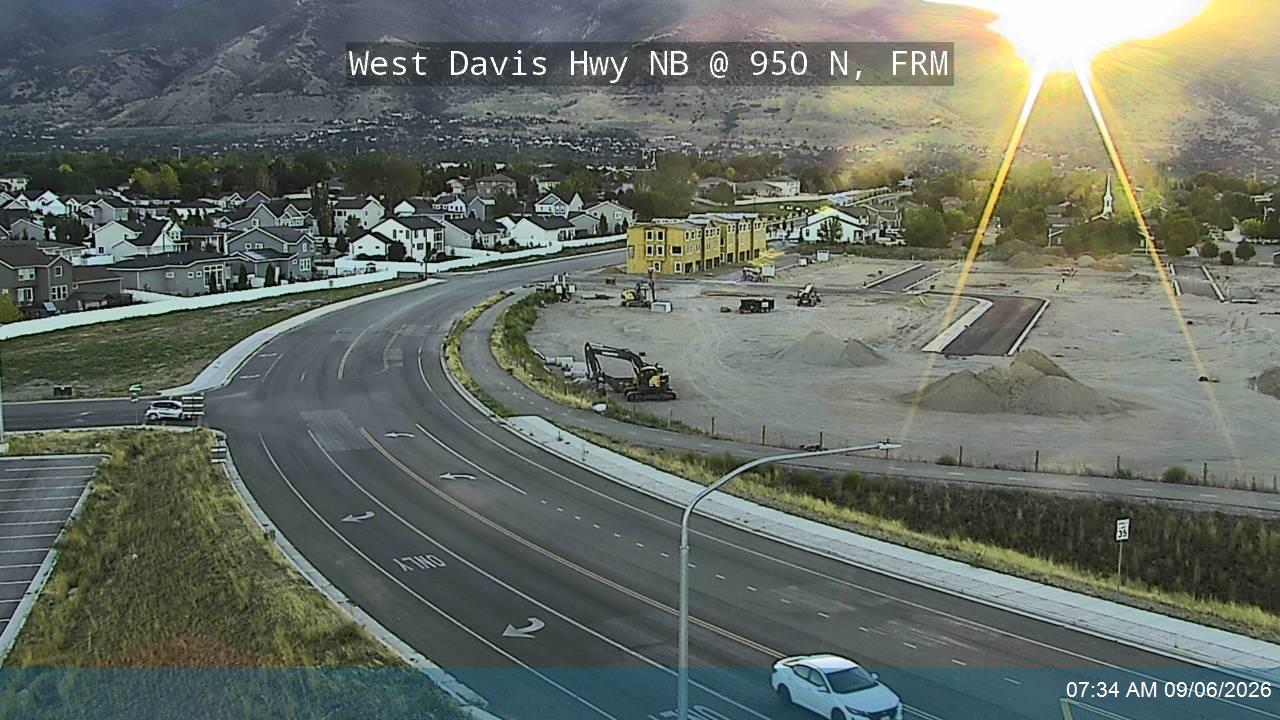 West Davis Hwy / SR-177 NB @ 950 N / MP 3.92, FRM live camera view