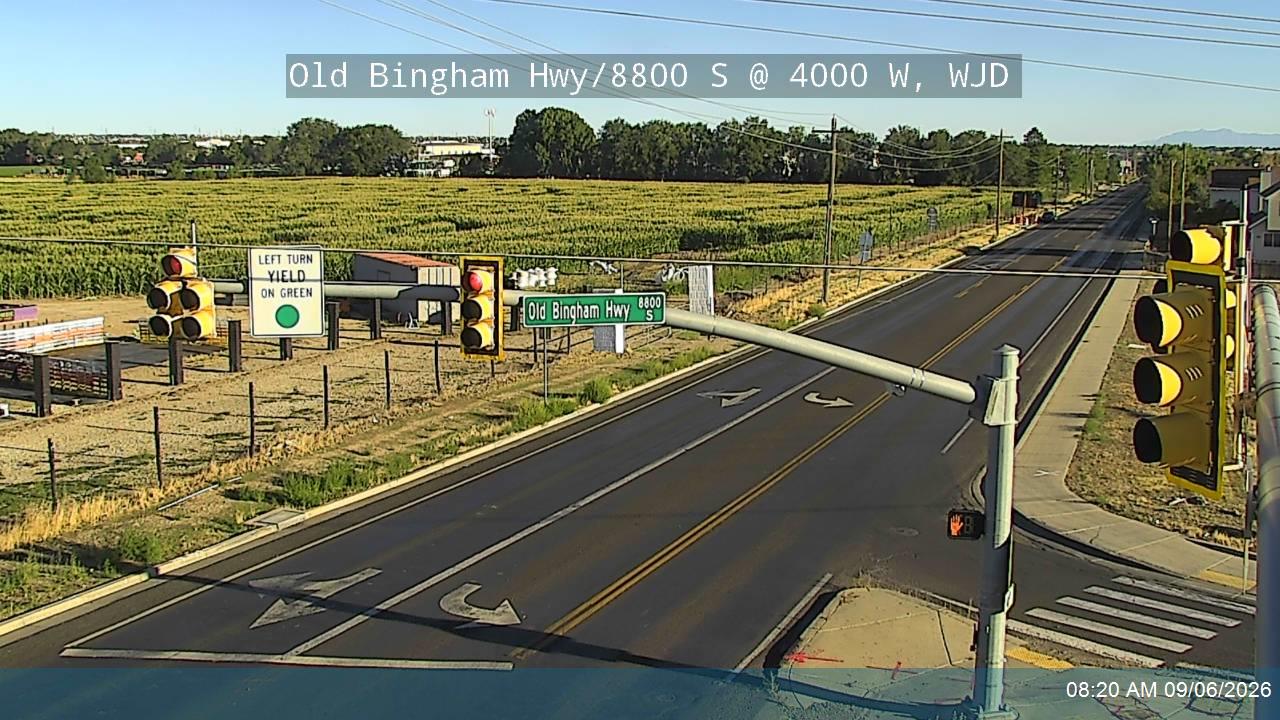 Old Bingham Hwy / 8800 S @ 4000 W, WJD live camera view
