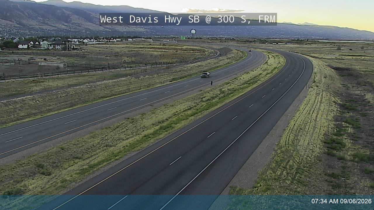 West Davis Hwy / SR-177 SB @ 300 S / MP 2.47, FRM live camera view
