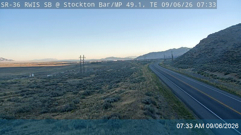 SR-36 RWIS SB @ Stockton Bar / MP 49.07, TE live camera view