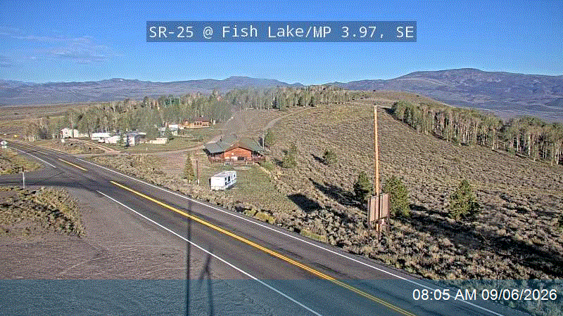 SR-25 @ Fish Lake / MP 3.97, SE live camera view
