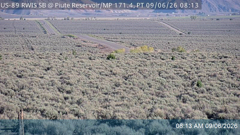 US-89 RWIS SB @ Piute Reservoir / MP 171.8, PT live camera view
