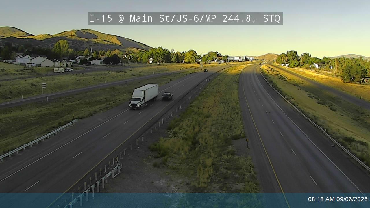 I-15 @ Main St / US-6 / MP 244.8, STQ live camera view