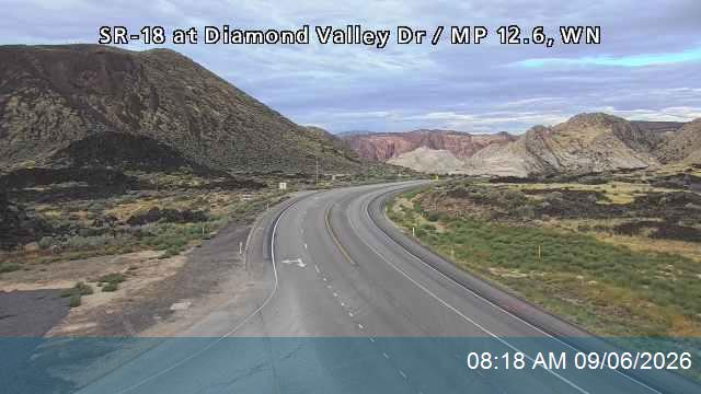 SR-18 @ Diamond Valley Dr / MP 12.6, WN live camera view