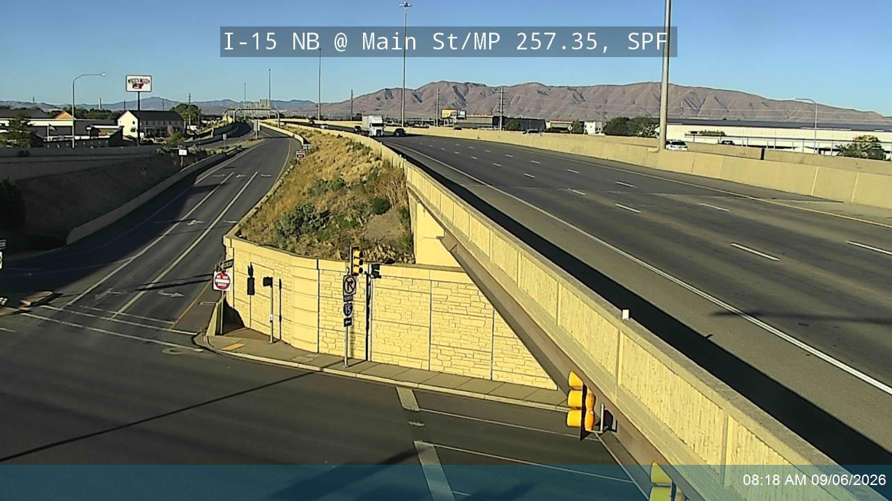 I-15 NB @ Main St / SR-156 / MP 257.35, SPF live camera view
