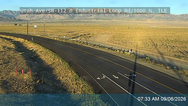 Utah Ave / SR-112 @ Industrial Loop Rd / 1000 N / SR-112, TLE live camera view