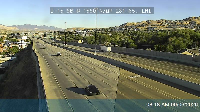 I-15 SB @ 1550 N / MP 281.65, LHI live camera view
