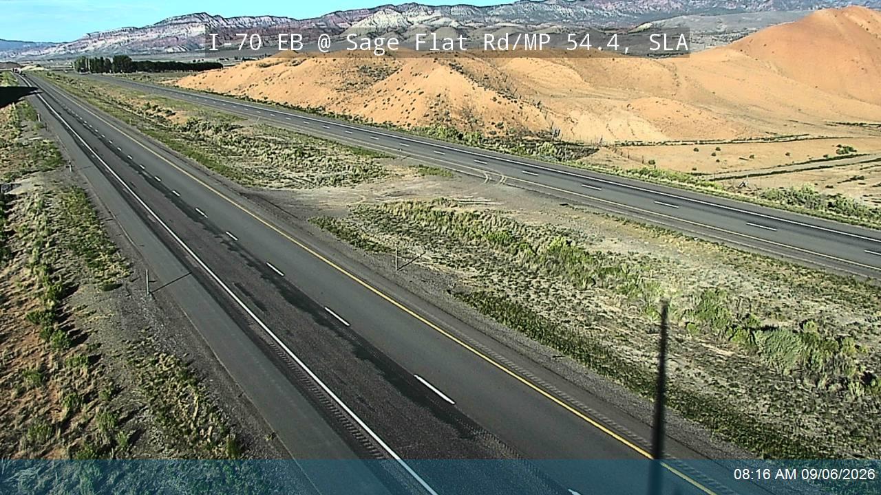 I-70 EB @ Sage Flat Rd / MP 54.4, SLA live camera view