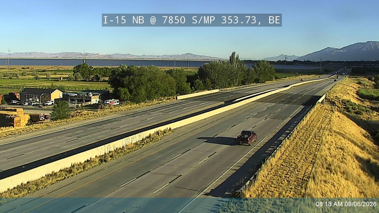 I-15 NB @ 7850 S / MP 353.73, BE live camera view